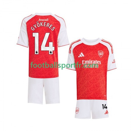 Tenue Arsenal Viktor Gyokeres 14 Enfant Domicile 2025-2026 Maillot de Foot